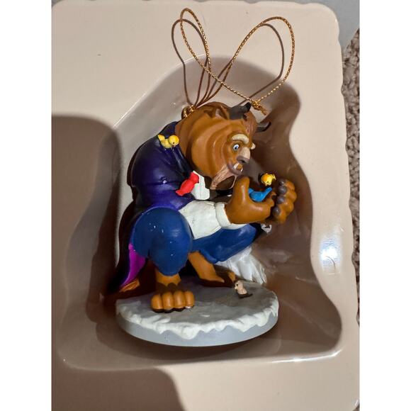 Vintage Disney Grolier DCO Beast Christmas Holiday 024907 Ornament w/Box - Picture 1 of 2